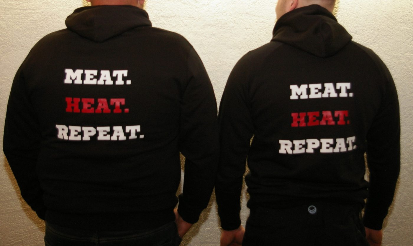 BBQ Farm pusa "MEAT.HEAT.REPEAT"